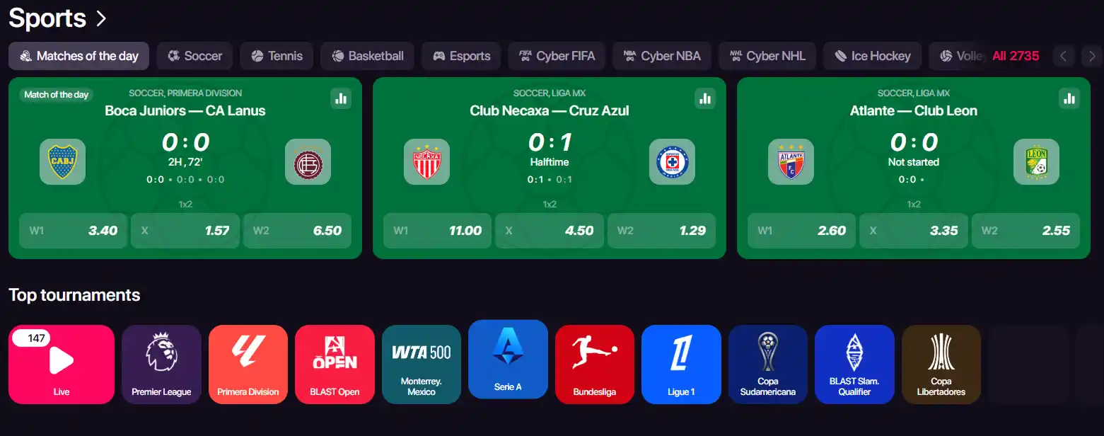 المراهنات الرياضية وEsports في CHEXX: ما الذي يقدمه الموقع؟